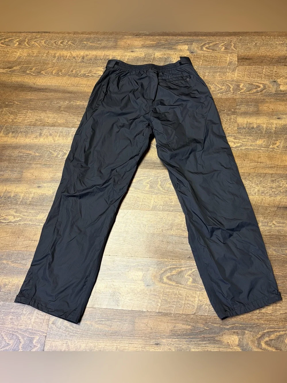 Marmot Precip Nylon Rain Pants Men's Large Black Full Side Zip Hiking